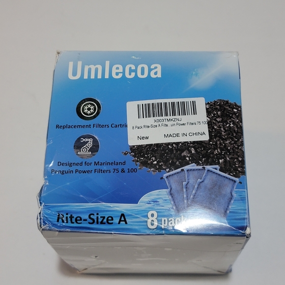 Umlecoa 8 Pack Rite-Size A Filter Cartridges for MarineLand Penguin Power Filter - Picture 10 of 10